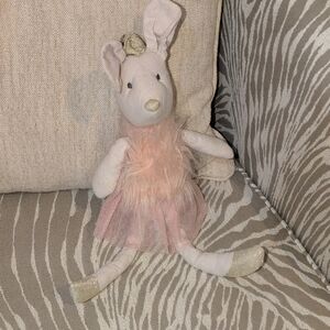 Monami  Pink & Cream Mouse Ballerina Stuffy